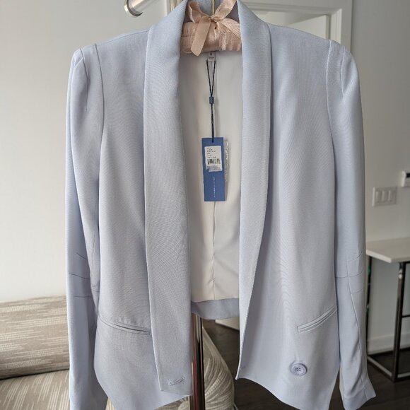 NWT Rebecca Minkoff Becky Jacket / Blazer (Light Blue) - Picture 4 of 15
